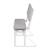 Table pique-nique pliante avec bancs à dossier pour 4 enfants Gris+Teck 5 - vertbaudet enfant 