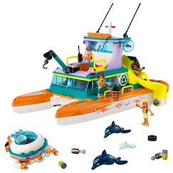 Jouet-Jeux d'imagination-Friends le bateau de sauvetage en mer 41734