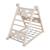 Triangle d'escalade triple défi en bois massif Naturel 1 - vertbaudet enfant 
