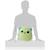 Squish a boos - coussin peluche Vert 1 - vertbaudet enfant 