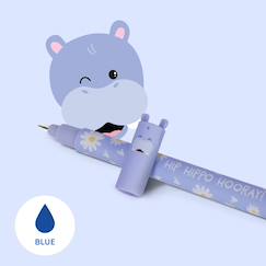 Jouet-Matériel scolaire-Lot de 2 stylos à encre gel effaçable - hippo et bee