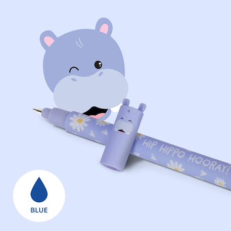 Fille-Accessoires-Fourniture scolaire-Lot de 2 stylos à encre gel effaçable - hippo et bee