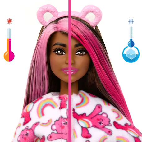 Poupée barbie cutie reveal bisounours Rose 1 - vertbaudet enfant 