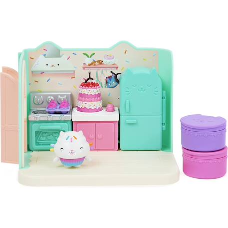 La maison de poupée de gabby's dollhouse - chambre de luxe - la cuisine de cakey Multicolore 2 - vertbaudet enfant 