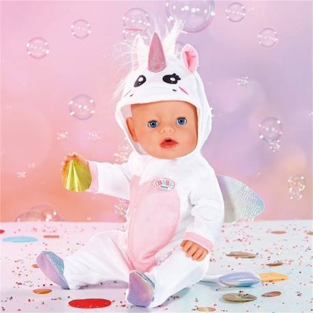 Costume câlin licorne pour poupée de 43cm Rose 2 - vertbaudet enfant 