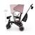 Tricycle Évolutif Kinderkraft JAZZ 3 Pliable avec Siège Pivotant, Position Semi-Allongée, Mode Draisienne et Capote UPF 50+ Beige+Gris+Rosa+Vert 15 - vertbaudet enfant 