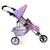 Poupées jogging-buggy lola cœur violet-rose Violet 1 - vertbaudet enfant 