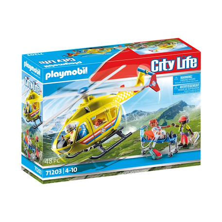 Hélicoptère de secours 71203 Multicolore 2 - vertbaudet enfant 