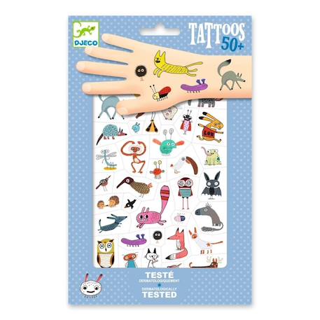 Autocollants : petites créatures Multicolore 2 - vertbaudet enfant 