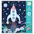 4 cartes à gratter mission cosmique Multicolore 2 - vertbaudet enfant 