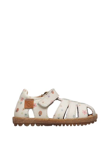 Sandales semi see Blanc crème-+Rose poudré- 1 - vertbaudet enfant 