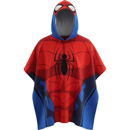 Fille-Poncho de bain spiderman coton