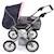 Poussette combinée leni Bleu+Gris+Gris et rose+Multicolore+Rose+Rose fuschia+Rose -violet+Violet 15 - vertbaudet enfant 