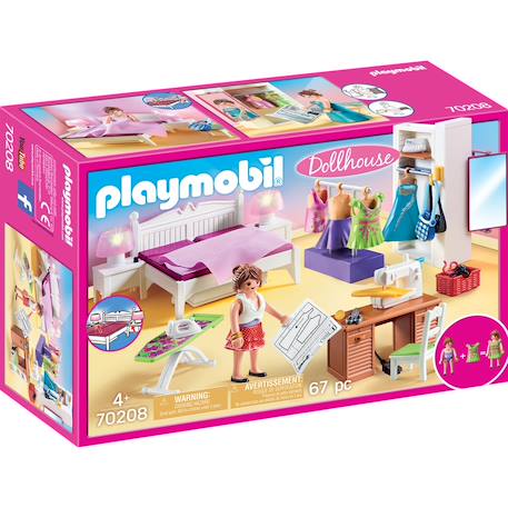 Doolhouse - chambre avec espace couture 70208 Multicolore 2 - vertbaudet enfant 