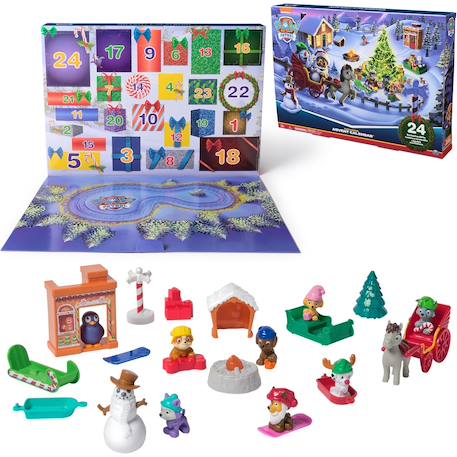 Paw patrol - pat patrouille - calendrier de l'avent pat patrouille 2024 Multicolore 2 - vertbaudet enfant 