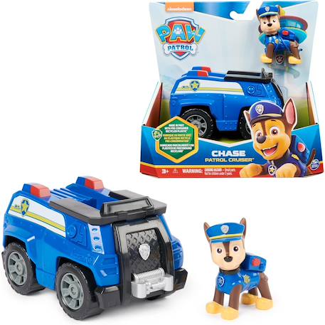 La pat patrouille véhicule de police avec la figurine de chase Multicolore 2 - vertbaudet enfant 