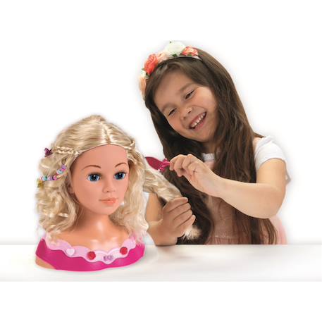 Princess coralie tête à coiffer et à maquiller Multicolore 2 - vertbaudet enfant 
