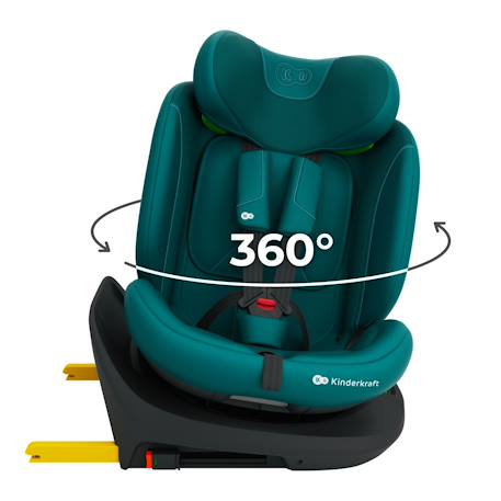 Siège auto I-GROW 2 PLUS, i-size 4-en-1   40-150 cm pivotant 360°, isofix, top tether, dos et face route, protection latérale, inclinable, ventilation, évolutif 0-12 ans Bleu+Gris+Noir+Vert 21 - vertbaudet enfant 