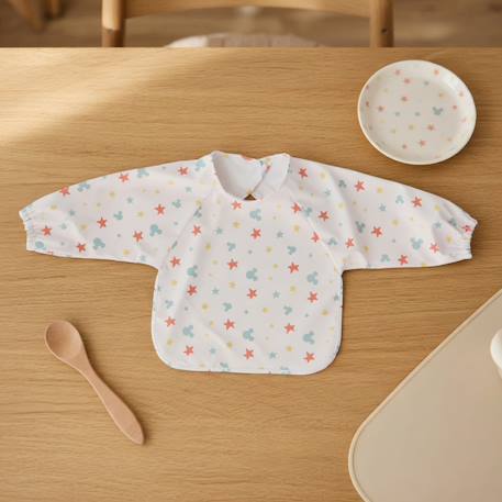 Bavoir tablier mickey polyester Blanc 2 - vertbaudet enfant 