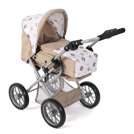Poussette combinée leni beige avec oursons Beige 2 - vertbaudet enfant 