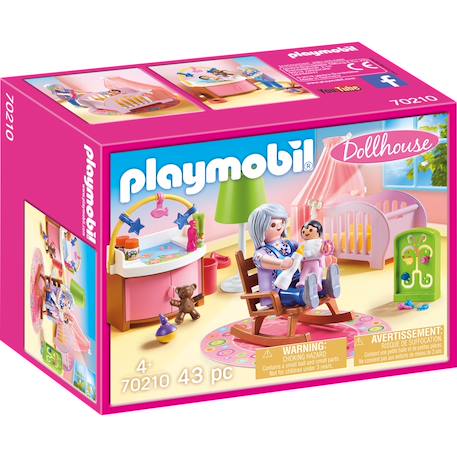 Dollhouse - chambre de bébé 70210 Multicolore 2 - vertbaudet enfant 