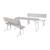 Table pique-nique pliante avec bancs à dossier pour 4 enfants Gris+Teck 2 - vertbaudet enfant 