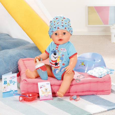 Baby born magic boy 43cm Bleu 1 - vertbaudet enfant 