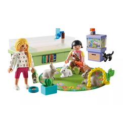 Jouet-Jeux d'imagination-My life animalerie avec enclos à lapins 71753