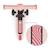 Trottinette Kinderkraft HALLEY 2 2-en-1 avec Siège Réglable 25-33 cm, Guidon 4 Hauteurs, Roues LED et Pliage Rapide Blanc+Rose+Vert 8 - vertbaudet enfant 