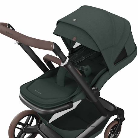 Poussette ultra confortable fame Twillic black+Twillic graphite+Twillic green 16 - vertbaudet enfant 