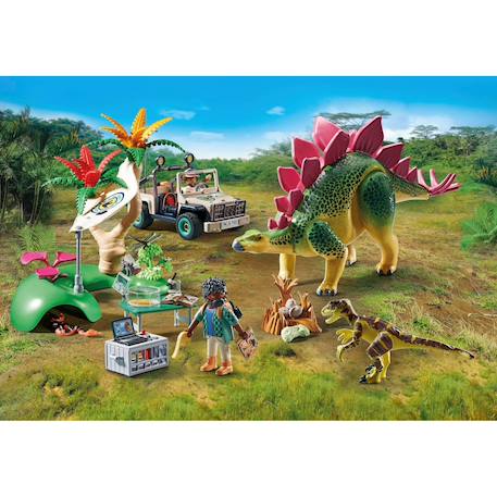 Dinos campement des explorateurs avec dinosaures 71523 Multicolore 1 - vertbaudet enfant 