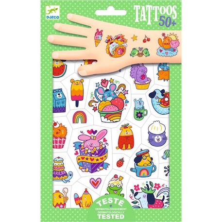 Tatouages mimi sweet Multicolore 1 - vertbaudet enfant 