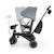 Tricycle Évolutif Kinderkraft JAZZ 3 Pliable avec Siège Pivotant, Position Semi-Allongée, Mode Draisienne et Capote UPF 50+ Beige+Gris+Rosa+Vert 9 - vertbaudet enfant 