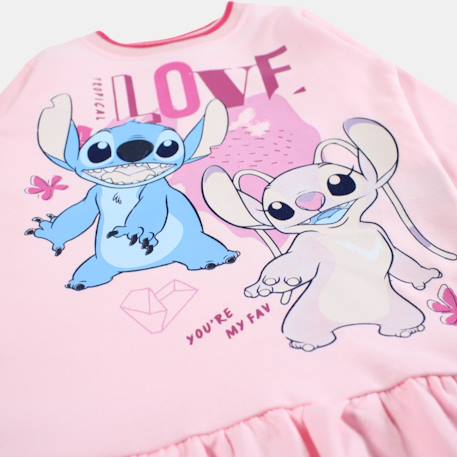 Robe manches longues avec personnages lilo & stitch Rose 5 - vertbaudet enfant 