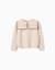 Pull en maille avec col maxi en crochet b&s Beige clair 4 - vertbaudet enfant 