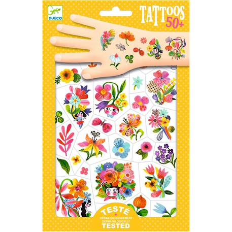 Tatouages fleurissement Multicolore 1 - vertbaudet enfant 