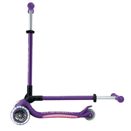Trottinette primo pliable plus lights Violet 1 - vertbaudet enfant 