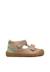 Sandales semi en cuir et en daim irtys Bleu clair-+Rose clair-+Tourterelle-militaire-+Vert-orange 11 - vertbaudet enfant 