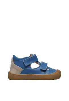 Chaussures-Sandales semi en cuir et en daim irtys