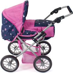 Jouet-Poupons et poupées-Poussette combinée leni papillon pour poupée