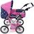 Poussette combinée leni papillon pour poupée Multicolore 1 - vertbaudet enfant 