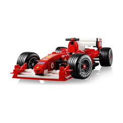Jouet-Jeux d'imagination-Icons ferrari f2004 et michael schumacher 11375