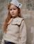 Pull en maille avec col maxi en crochet b&s Beige clair 3 - vertbaudet enfant 
