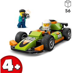 Jouet-Jeux d'imagination-La voiture de course verte 60399