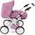 Poussette combinée leni Bleu+Gris+Gris et rose+Multicolore+Rose+Rose fuschia+Rose -violet+Violet 19 - vertbaudet enfant 