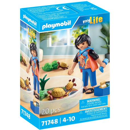 My life garçon avec famille de tortues dans un terrarium 71748 Multicolore 2 - vertbaudet enfant 