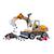 Action heroes pelleteuse mécanique avec ouvrier et accessoires 71749 Multicolore 1 - vertbaudet enfant 