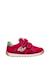 Sneakers en cuir et tissu sammy 3 vl. Beige-vert+Bleu foncé-orange+Céleste-jaune+Fuchsia-vert+Gris-bleu+Rose-fuchsia+Rose-jaune+Rouge-vert+Sage-rose 36 - vertbaudet enfant 