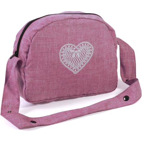 Sac à langer pour poussettes de poupées jean rose Rose 2 - vertbaudet enfant 