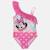 Maillot de bain fille 1 pièce asymétrique rose à pois motif personnage minnie Rose 4 - vertbaudet enfant 